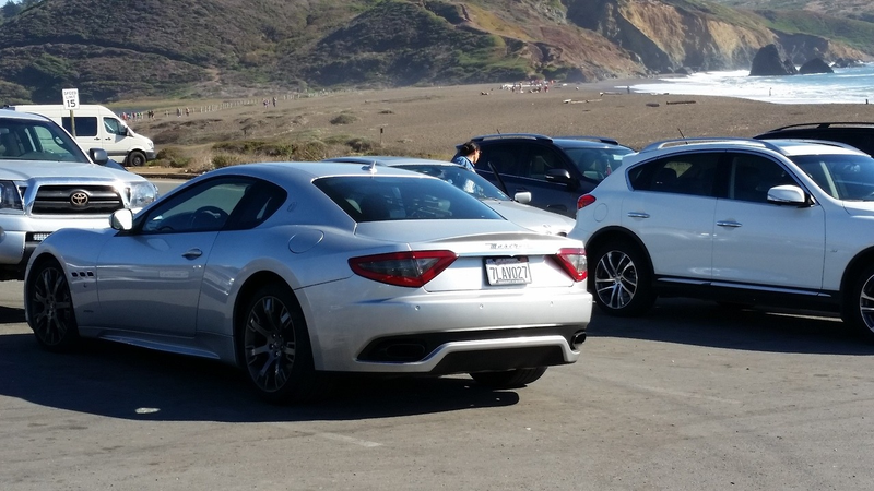 maserati Gran Tureesimo at my surf spot.